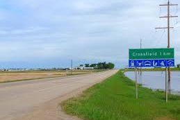 Crossfield Road Sign