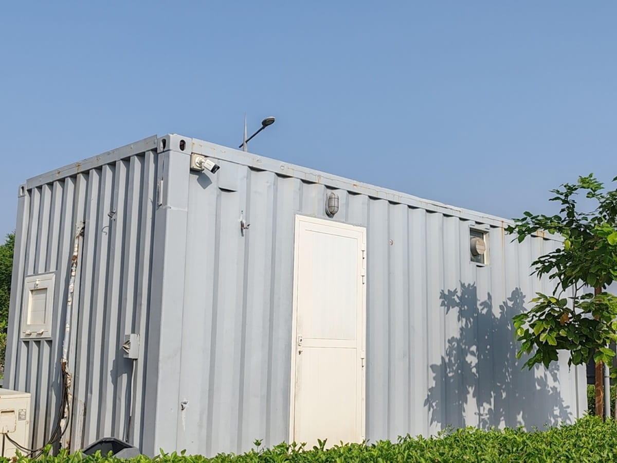 Furniture and Electronics in Outdoor Storage Containers